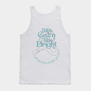 Christmas Carol: Silent Night Mother and Child Tank Top